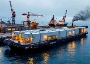 Piattaforma offshore con data center galleggianti Samsung e Supermicro