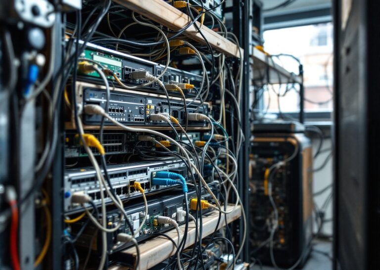 Cluster di smartphone server locali usati come micro-server ad alte prestazioni