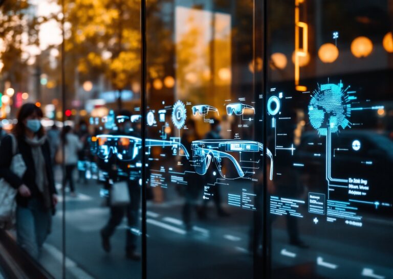 Alibaba occhiali ai in esposizione durante il boom delle vendite in Cina