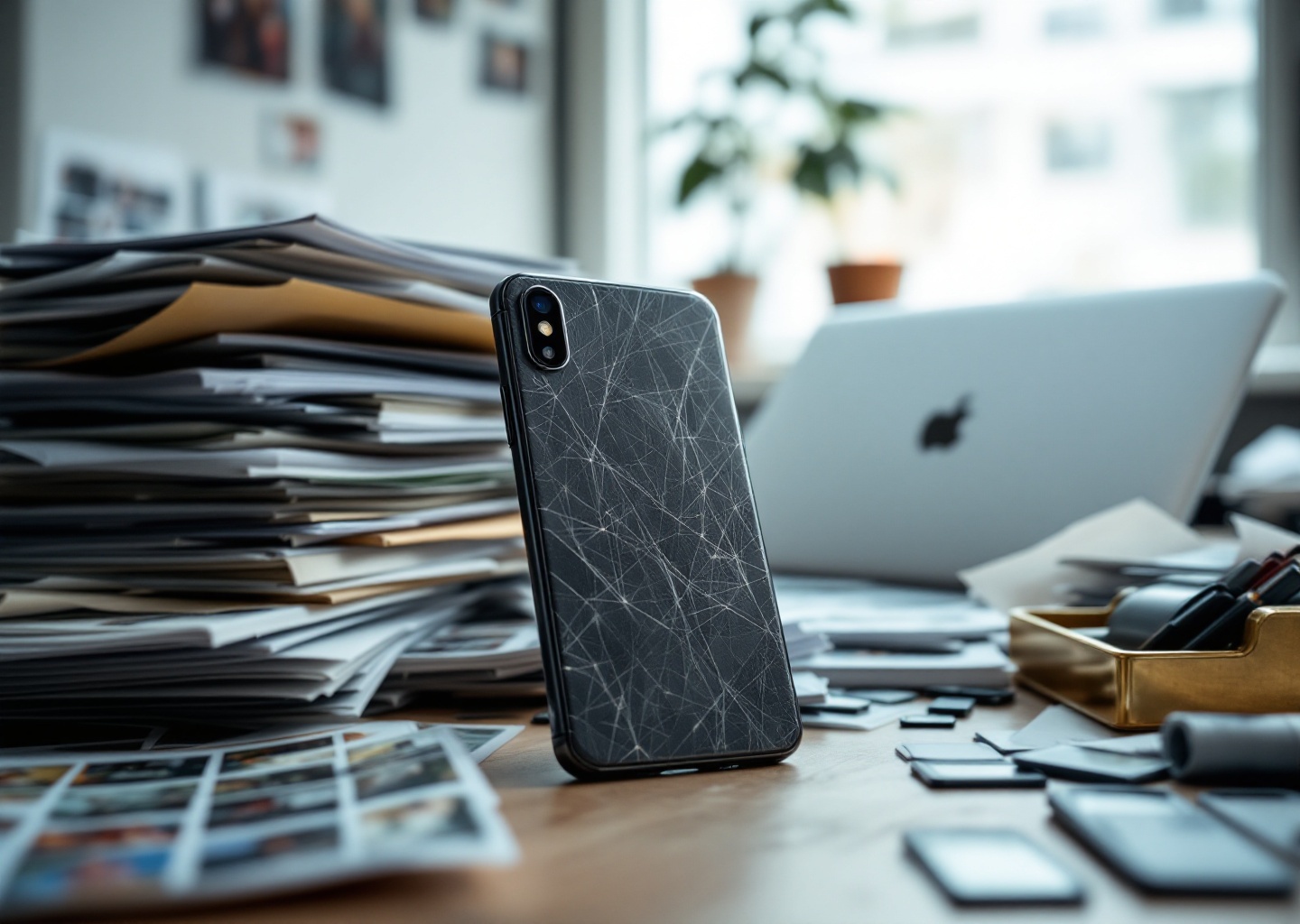 Schermata di vsco studio pro su iPhone con strumenti di editing fotografico mobile