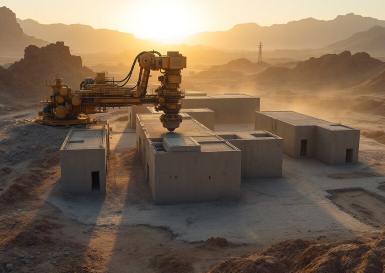 Caserme militari 3d stampate dall’Esercito USA nel deserto
