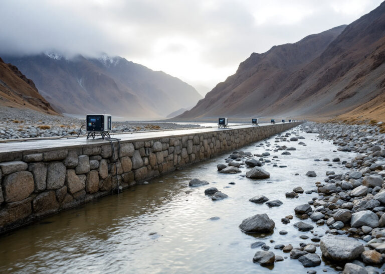 Sistema di riconoscimento pesci AI nella fishway della diga di Zangmu in Tibet