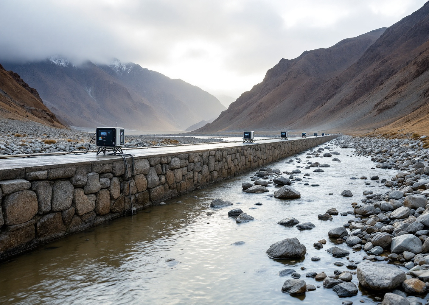 Sistema di riconoscimento pesci AI nella fishway della diga di Zangmu in Tibet