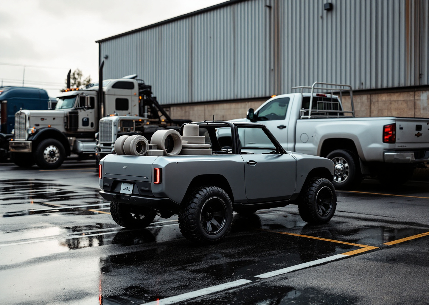 Slate Truck minimalista, pick-up elettrico compatto e personalizzabile