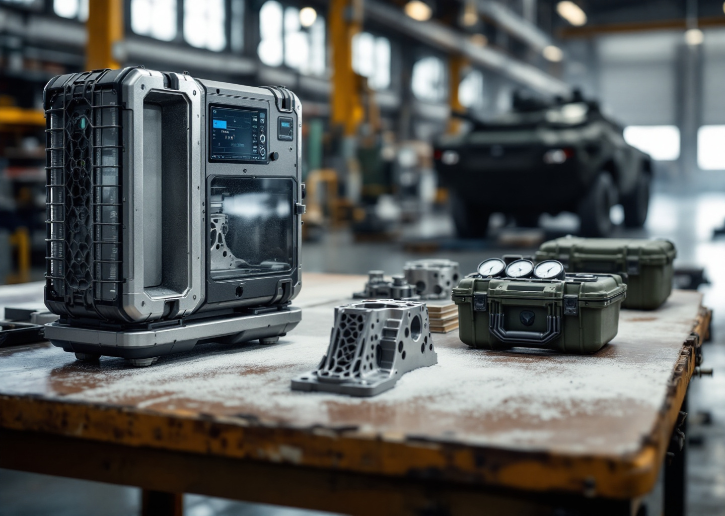 Parti 3d militari certificate per applicazioni della difesa USA secondo guida ASTM