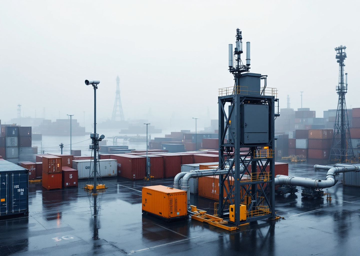 Reti 5g private in impianto industriale con AI e controllo dati