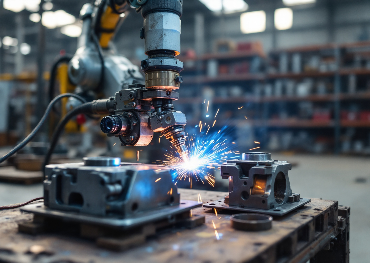 Sistema Terafac per robotica saldatura intelligente in fabbrica