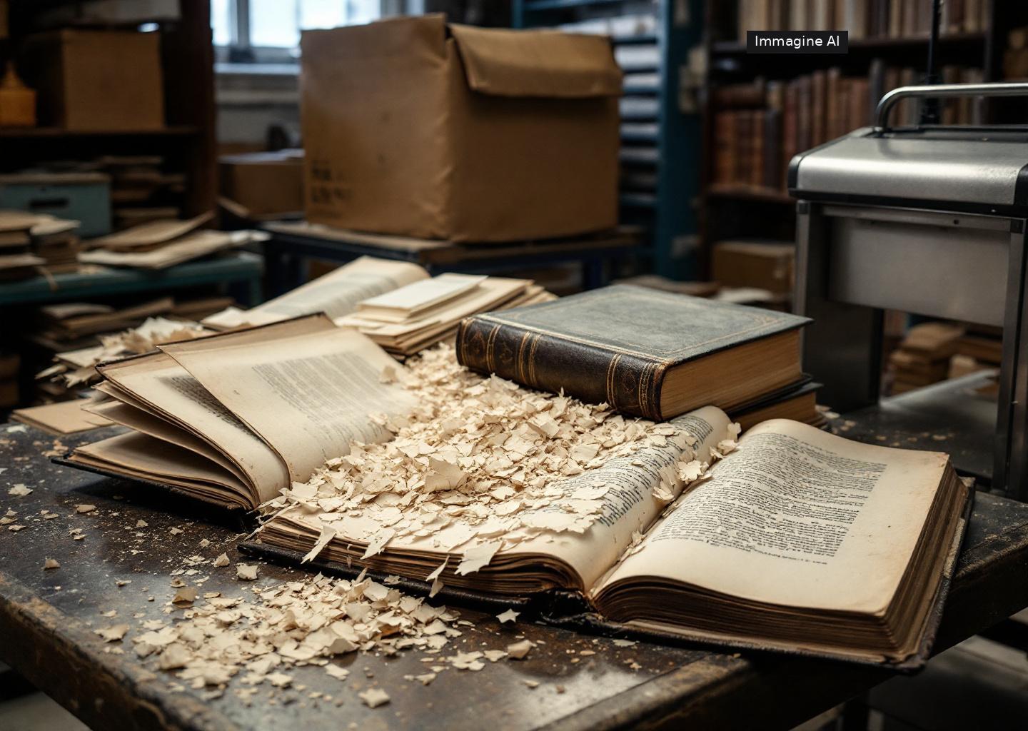 Libri rari acquistati da aziende AI, ai firms booksellers suspect