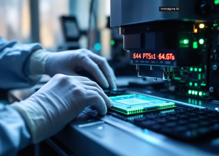 Chip semiconduttore con architettura 3D e pcie 6.0 phy integrato