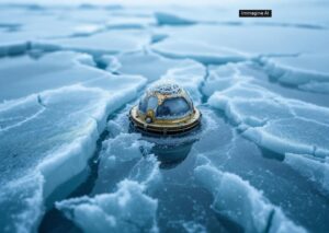 Sensori acustici artici sul ghiaccio monitorano crepe e suoni dell'Oceano Artico