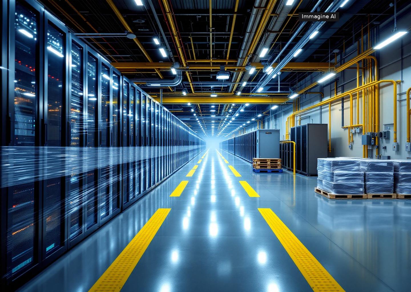 Investimenti data center ai con server e infrastrutture hardware avanzate