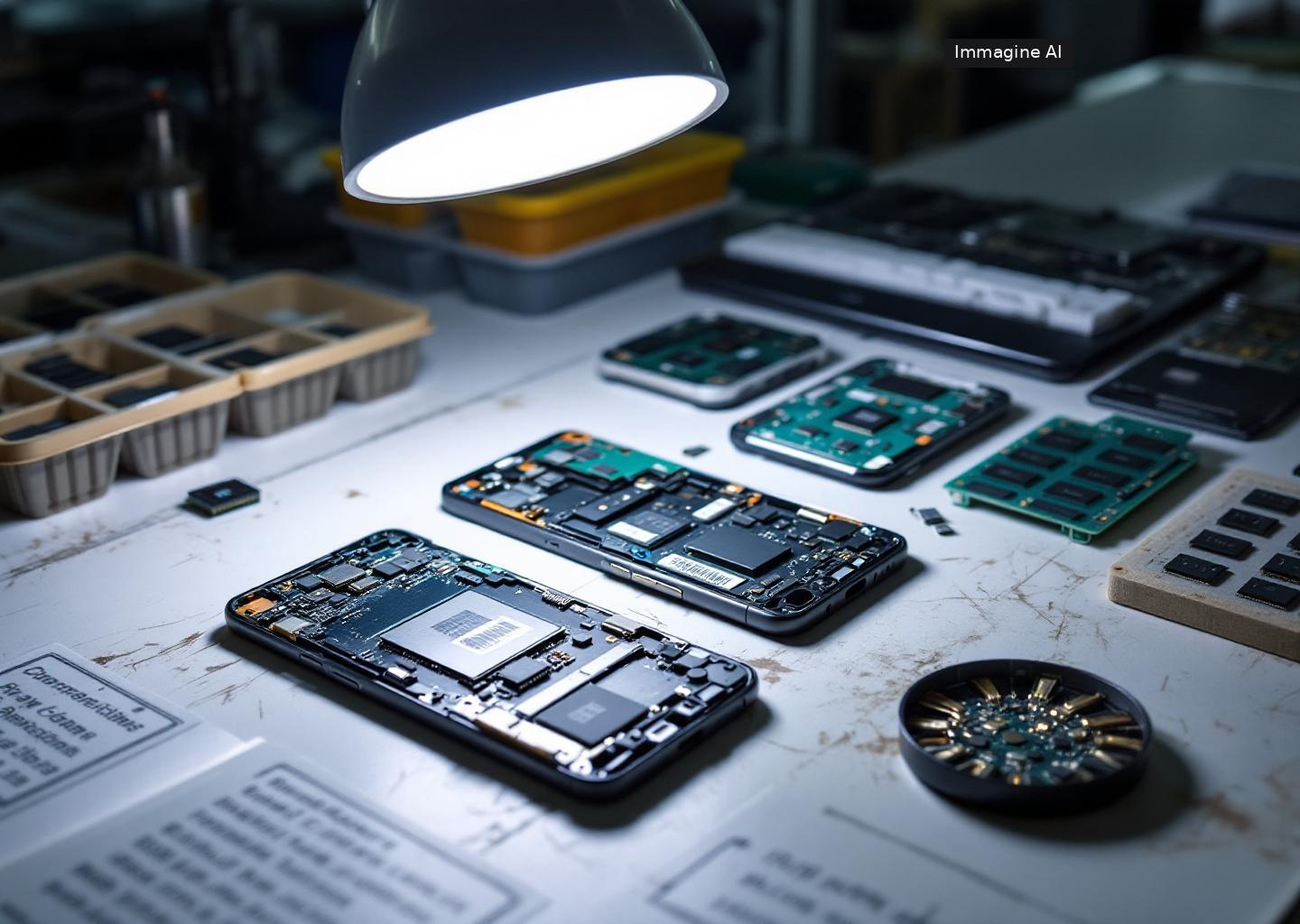 Carenza memoria su scheda madre di smartphone e laptop