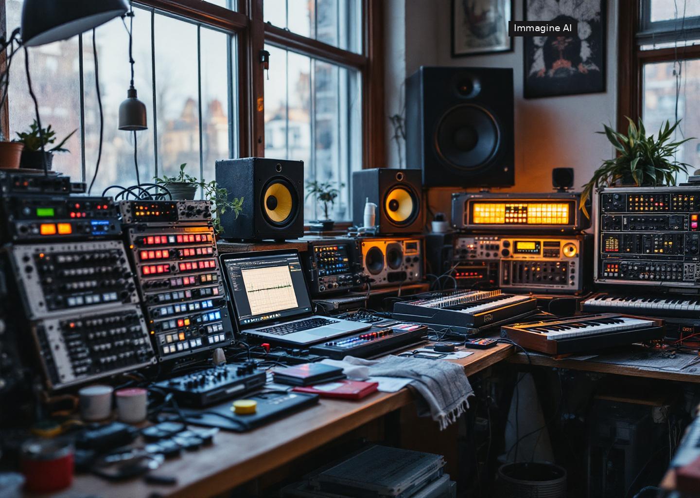Interfaccia di lunacy audio nova con elenco di plug-in musicali AI-powered in DAW