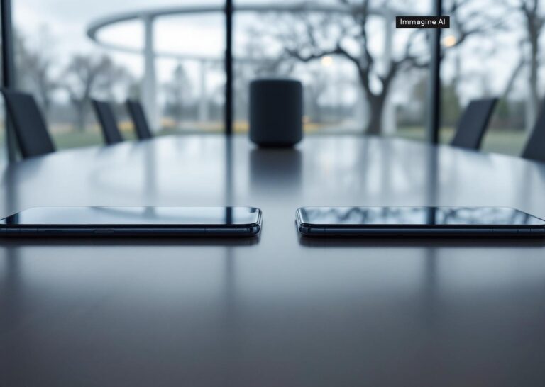 John Ternus Apple presenta iPhone Duo durante l'evento hardware