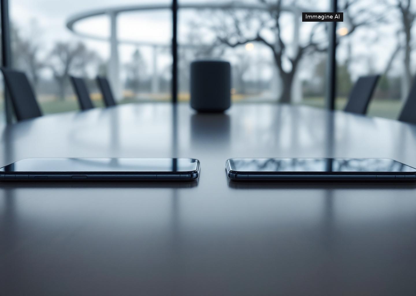 John Ternus Apple presenta iPhone Duo durante l'evento hardware