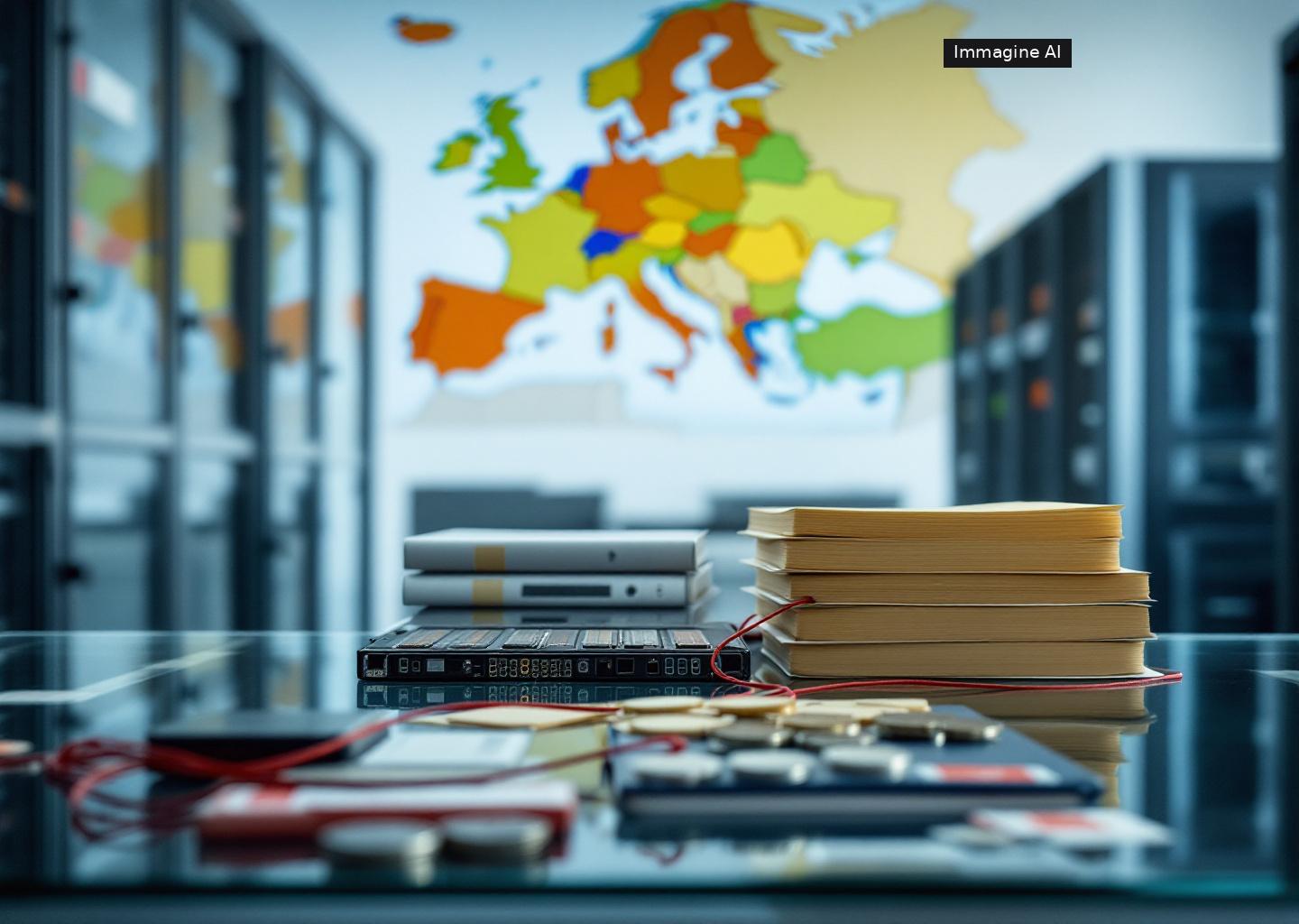 Supervisione europea ai su dashboard finanziaria con dati e token digitali