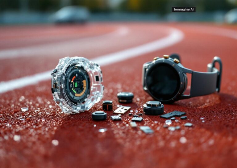 Una Watch gps sports watch modulare con display MIP e scocca personalizzabile
