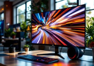 Monitor oled msi da 32 pollici con risoluzione 4K e refresh rate elevato
