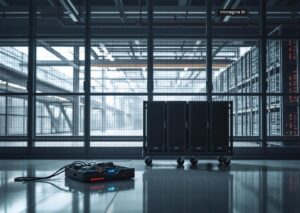 Schermata di sistema federale con avviso su deepseek ai usa