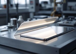 Display iphone duo pieghevole Apple con schermo Samsung e soluzione anti piega