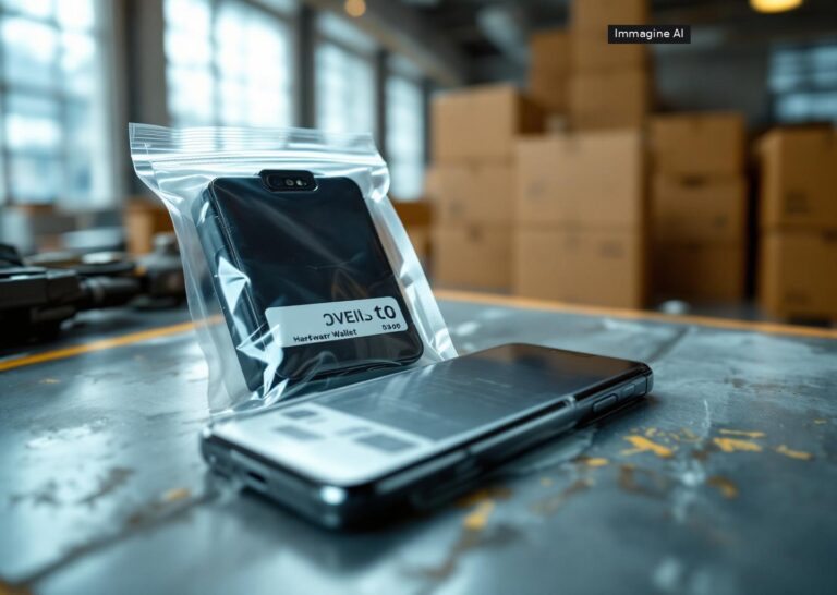 Ledger Atom con sicurezza hardware crypto in formato smartphone Android