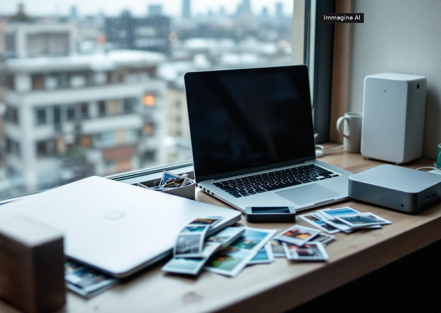 Interfaccia foto windows 11 con gallerie unificate da PC, OneDrive e iCloud
